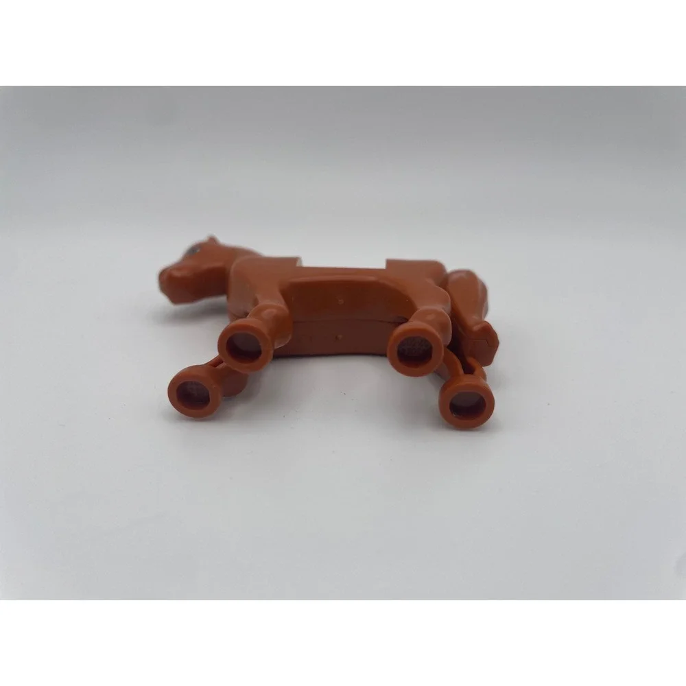 Lego Friends Horse Figure Reddish Brown with White Blaze and Blue Eyes 10566